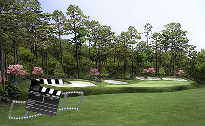 3d animated golf hole flyby