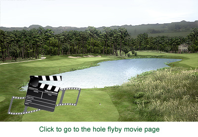 golf flyby